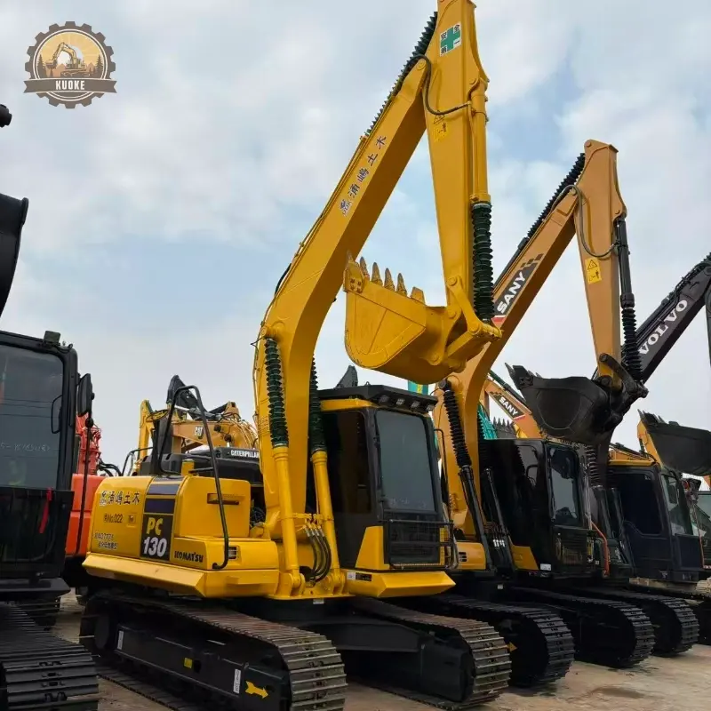 High quality used Komatsu 130-8MO hydraulic digger competitive price global supply factory