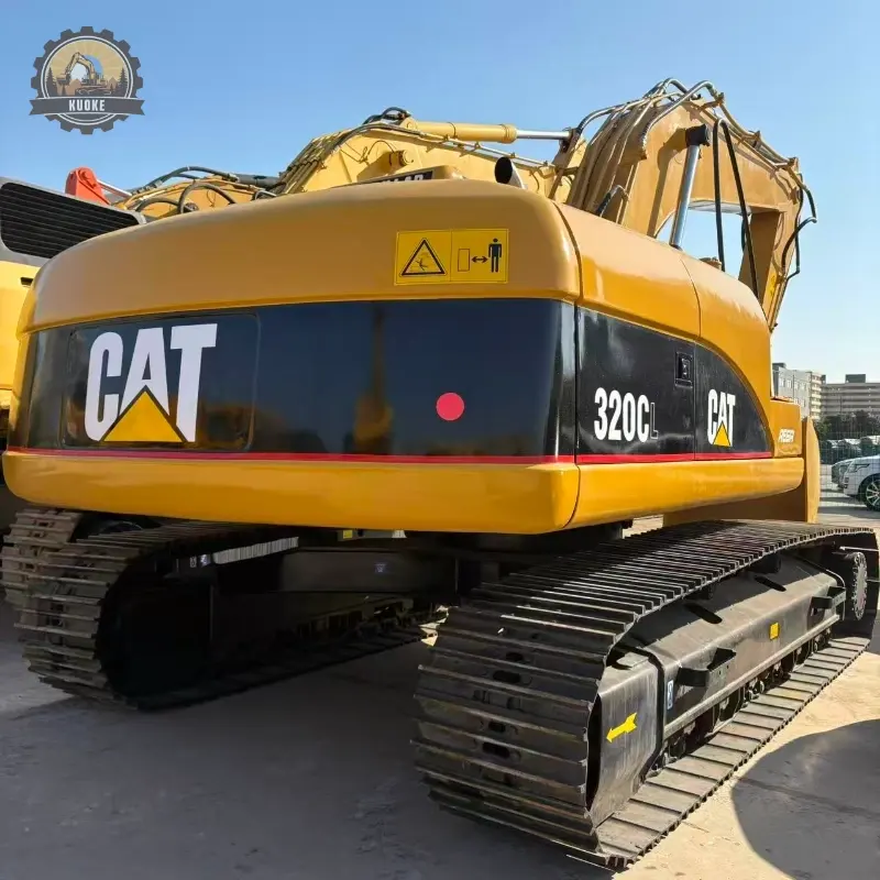Hot Sale Used Caterpillar 320C Crawler Excavator Machine (1)