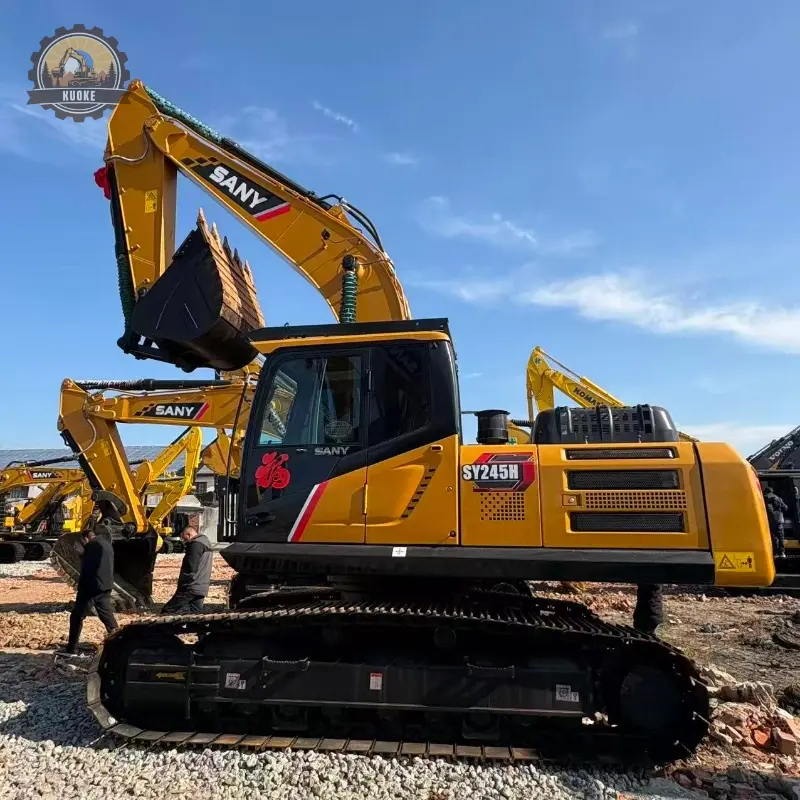 Original Sany SY245H Excavator Second Hand Large Machine