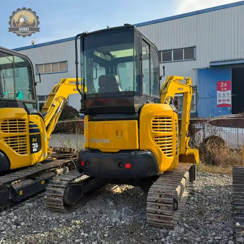 Original brand used Komatsu 35-8 little crawler excavator high quality good condition