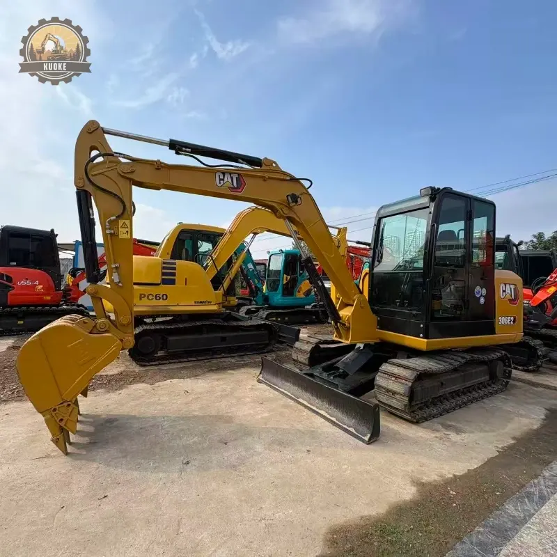 Used Caterpillar 306E mini excavator nice condition small hydraulic digger