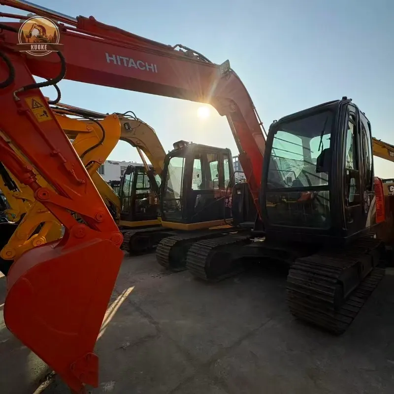 Used Hitachi ZAX70 mini excavator low price original brand small construction machine