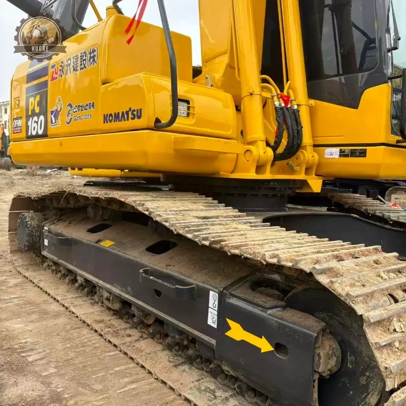 Used Komatsu 160-8MO tracked excavator good performance durable second hand engineering equipment