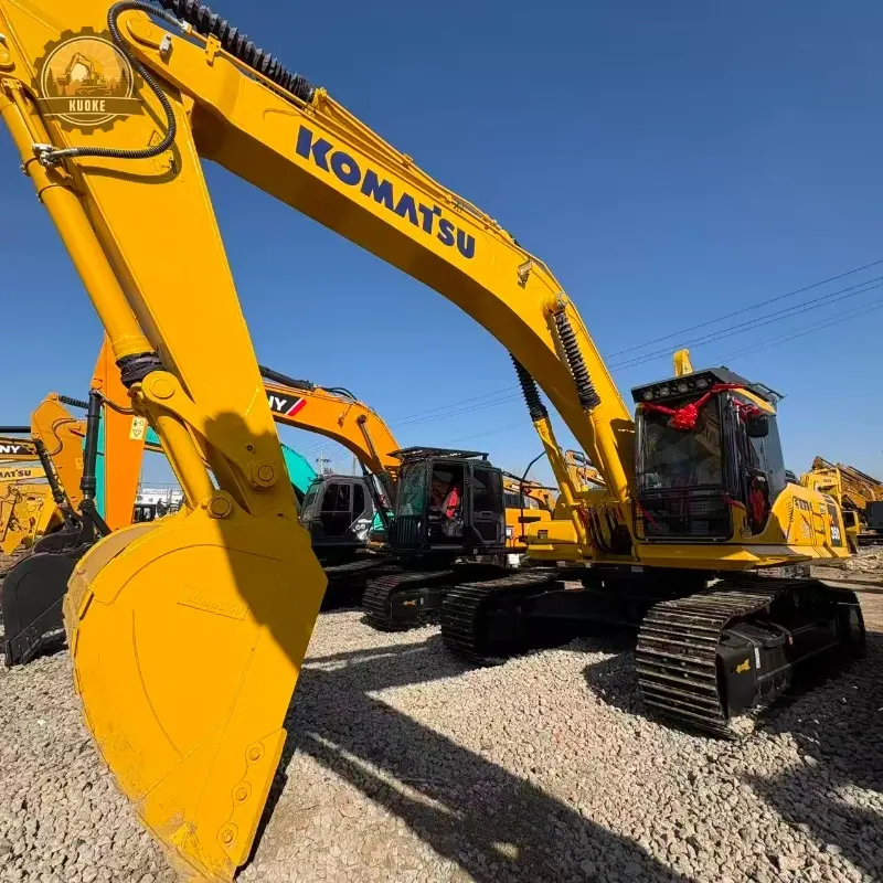 Used Komatsu 350-8 heavy crawler excavator original brand powerful second hand solution