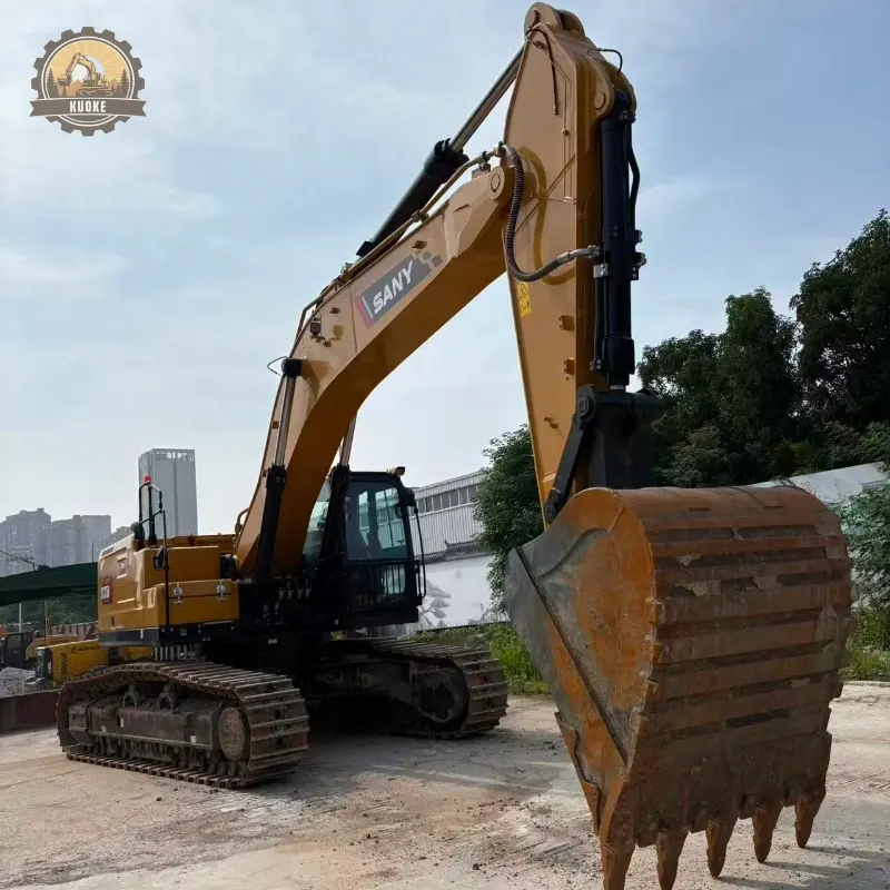 Used Sany SY375H heavy excavator powerful performance second hand durable equipment