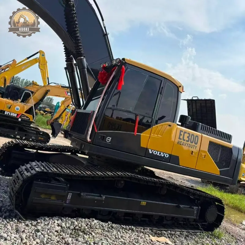 Used Volvo EC300 heavy crawler excavator high performance construction machinery