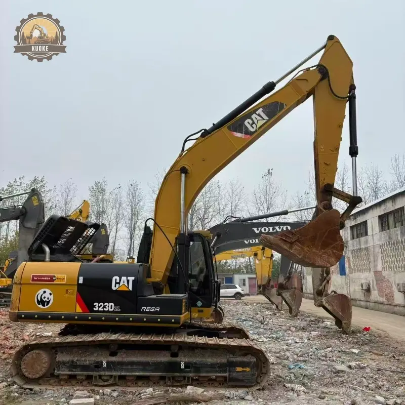 Well-Maintained Used Caterpillar 323D2 Crawler Excavator for Engineering (1)